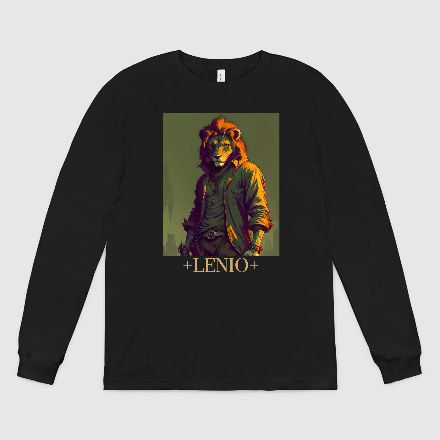 Lenio  Long sleeve Mens Crew Tee