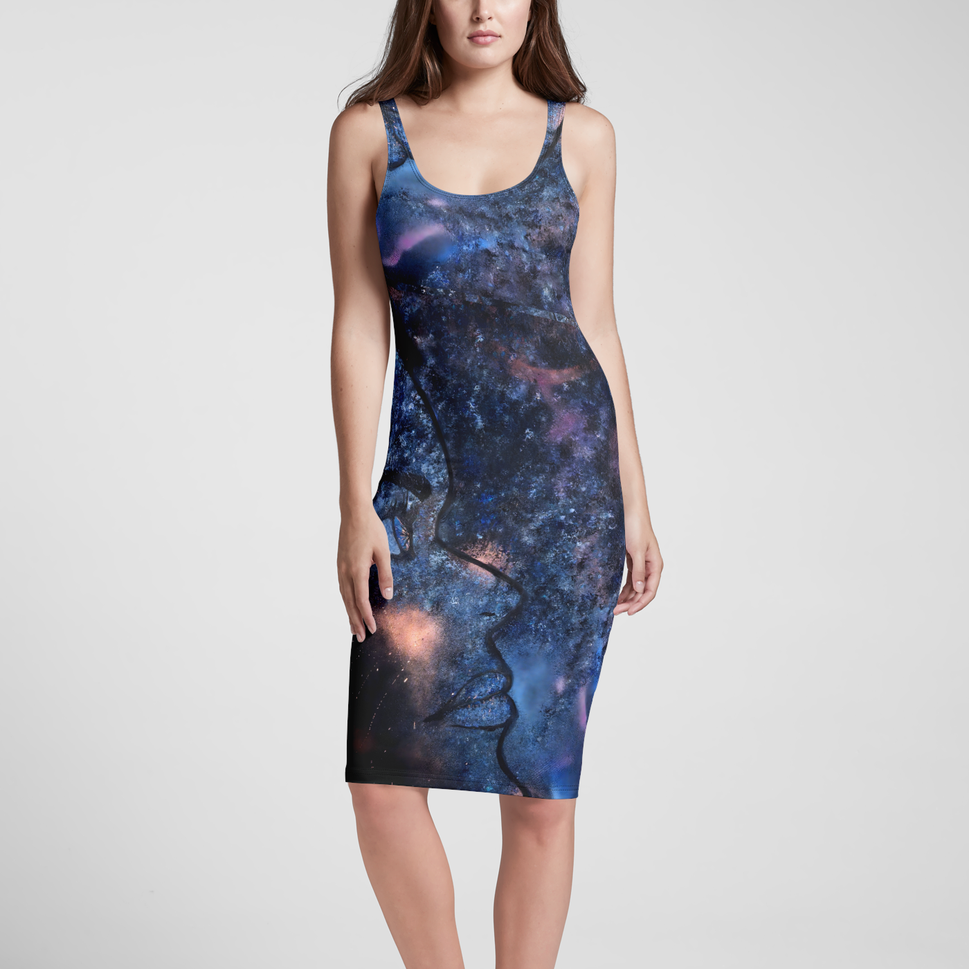 Within Her the Stars Bodycon Dress