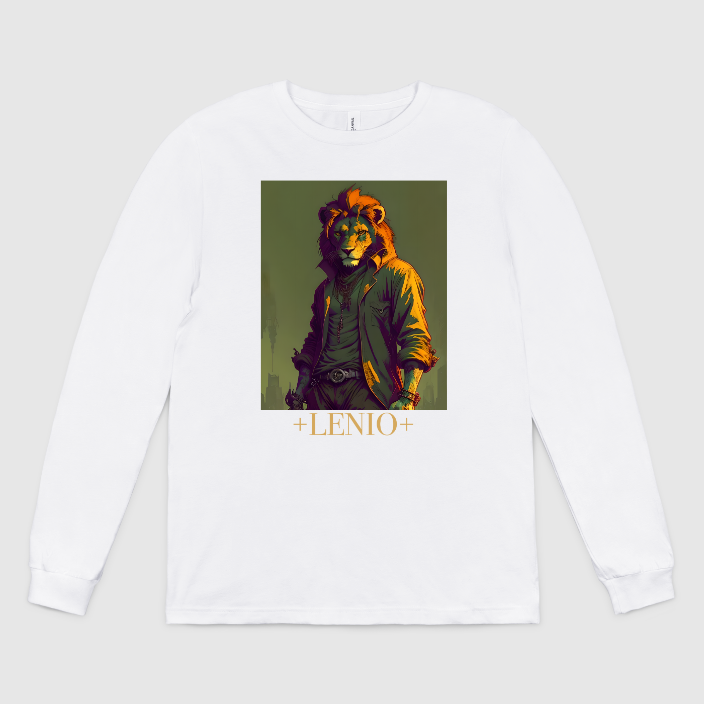 Lenio  Long sleeve Mens Crew Tee